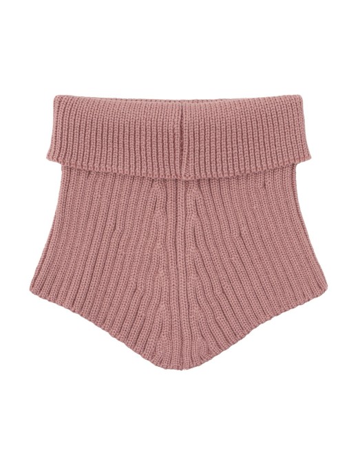 HUTTEliHUT Neck Warmer Wool Knit Pink – Wełniany Komin – Ecobobo