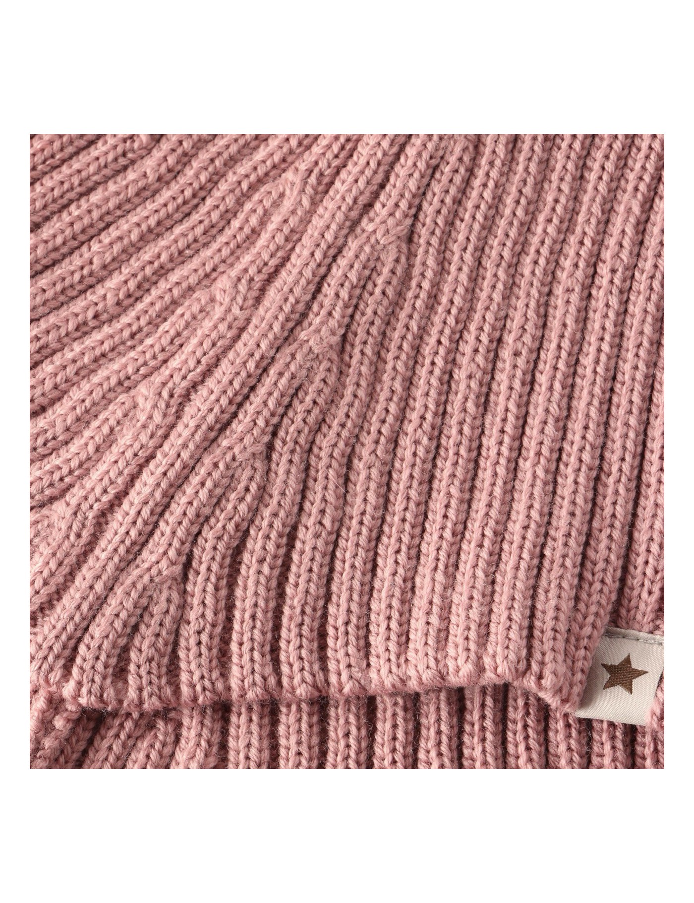 HUTTEliHUT Neck Warmer Wool Knit Pink – Wełniany Komin – Ecobobo