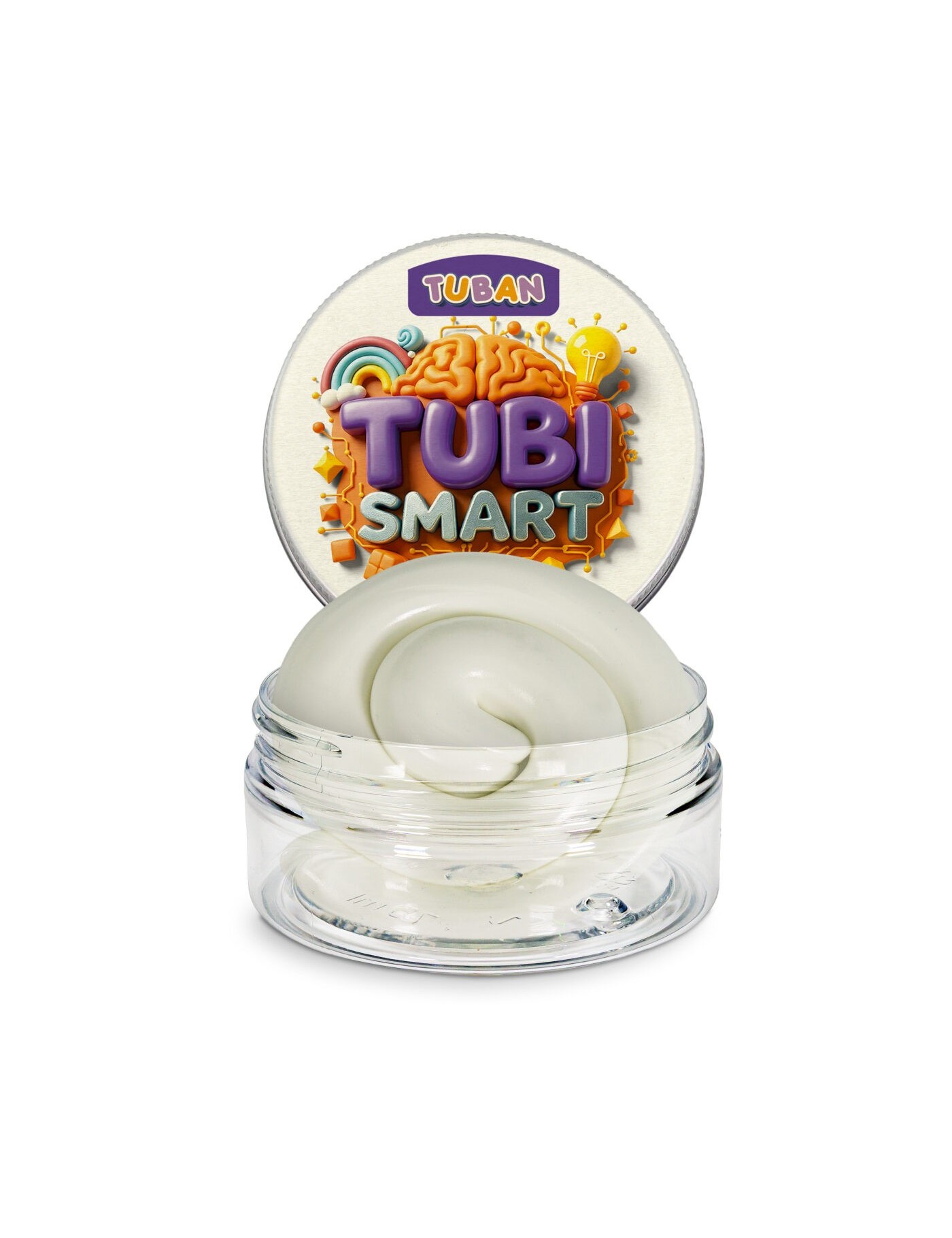 TUBI SMART Plastelina GLOW 50 g – Świecąca Plastelina – Ecobobo TUBI SMART Plastelina GLOW 50 g – Świecąca Plastelina – Ecobobo