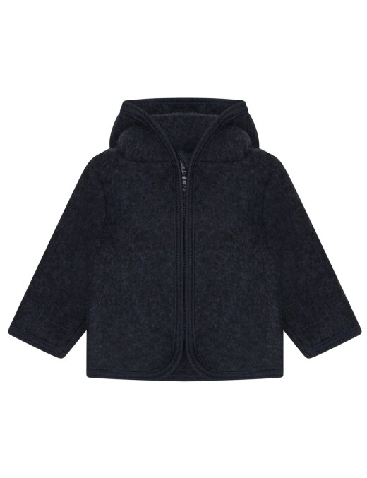 HUTTEliHUT Jacket Ears Wool Fleece – kurtka z wełny Merino z uszkami
