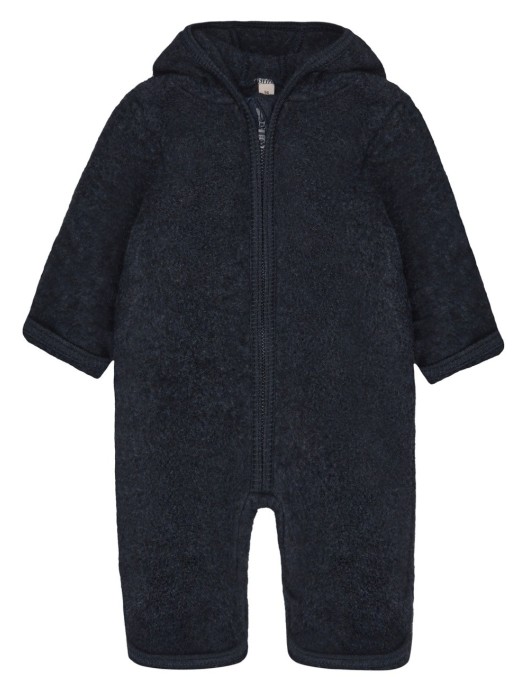 HUTTEliHUT Pram Suit Ears – Kombinezon Merino | Ecobobo