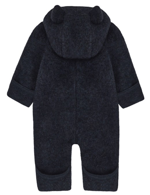 HUTTEliHUT Pram Suit Ears – Kombinezon Merino | Ecobobo