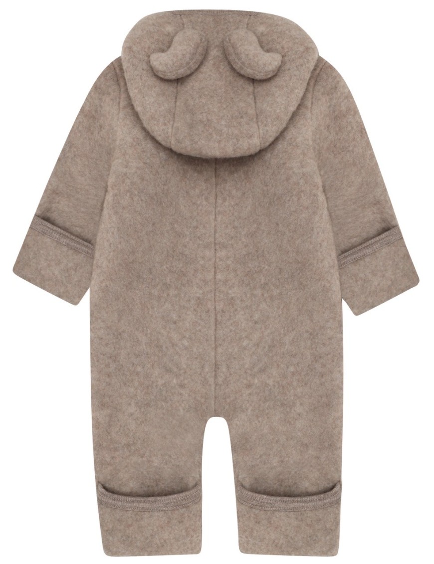 HUTTEliHUT Pram Suit Ears – Kombinezon Merino | Ecobobo