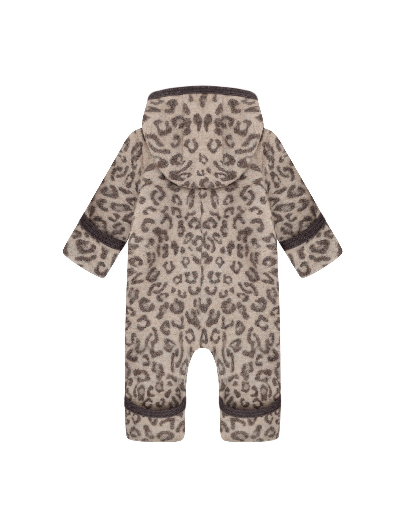 HUTTEliHUT Pram Suit Wool Fleece Jacquard – kombinezon Merino