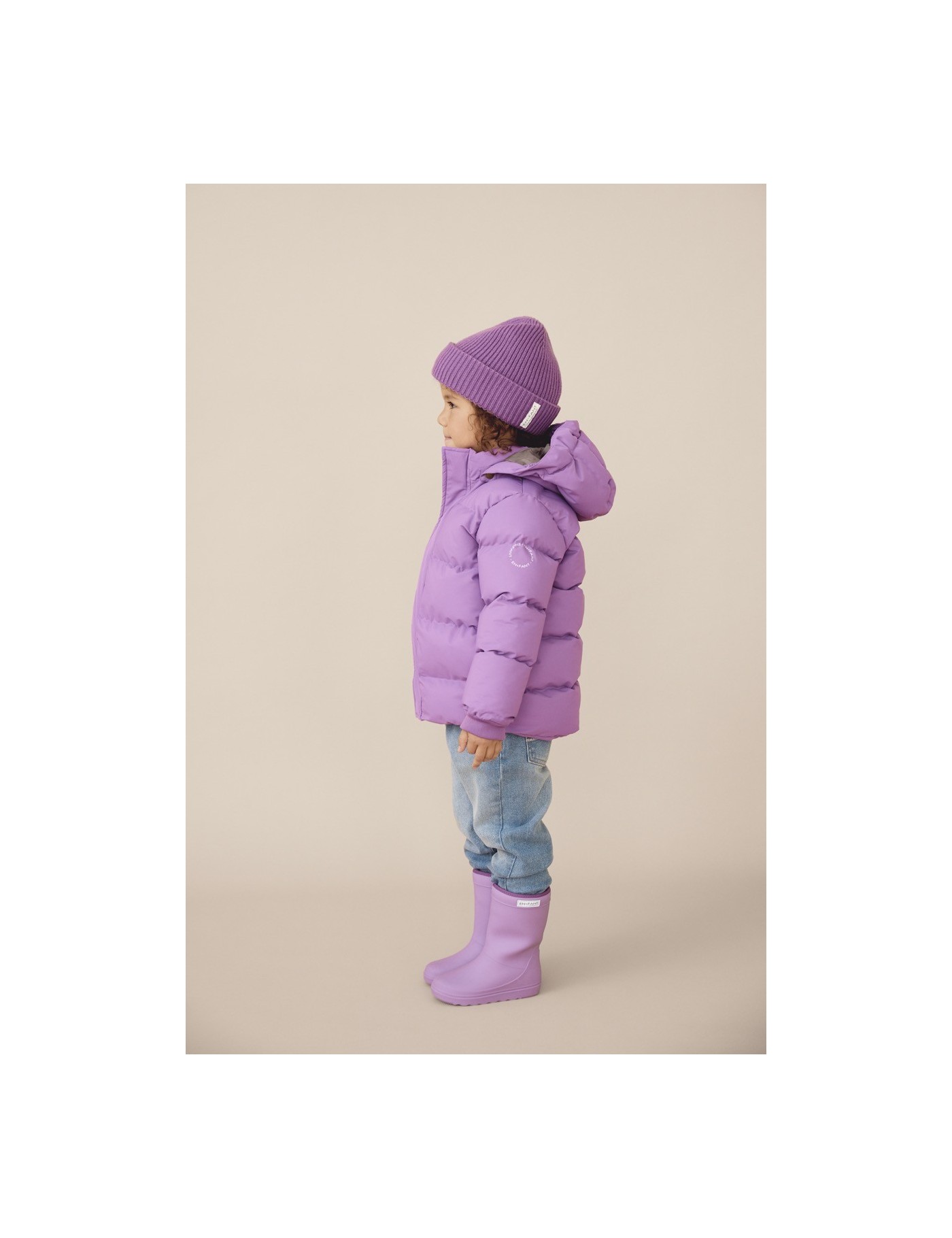 EN FANT Jacket Quilt Solid Bellflower – Kurtka Pikowana dla Dzieci