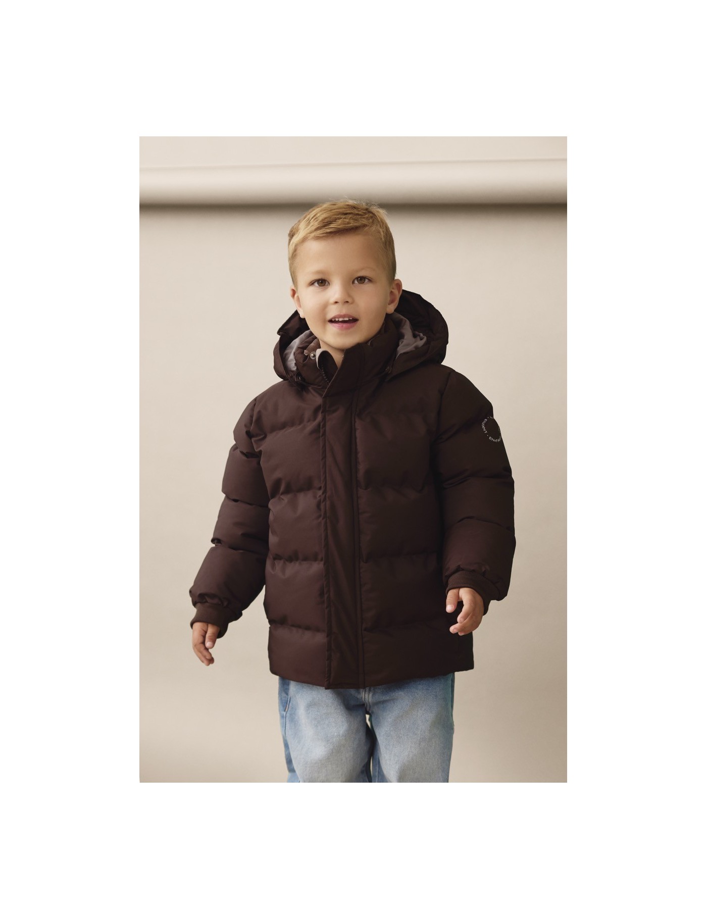 EN FANT Jacket Quilt Coffee Bean – Kurtka Pikowana – Ecobobo EN FANT Jacket Quilt Coffee Bean – Kurtka Pikowana – Ecobobo