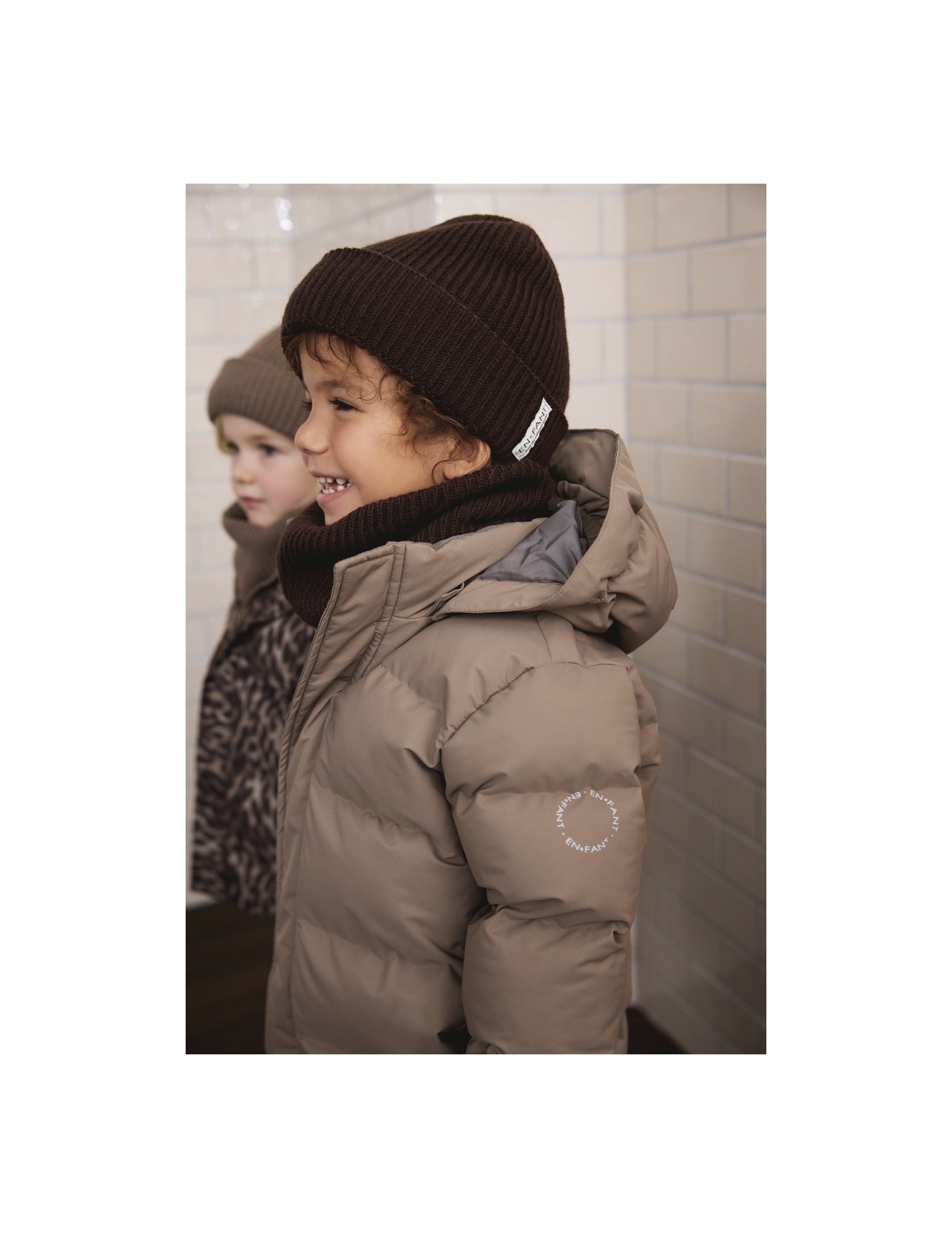 EN FANT Jacket Quilt Coffee Bean – Kurtka Pikowana – Ecobobo EN FANT Jacket Quilt Coffee Bean – Kurtka Pikowana – Ecobobo