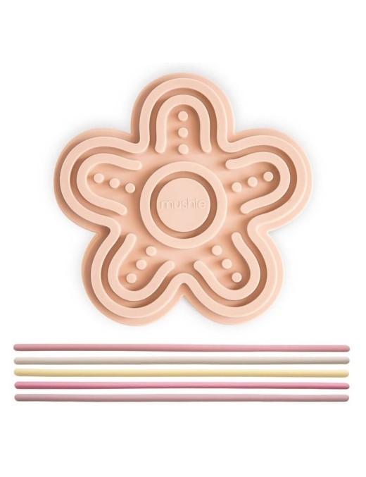 Mushie Tablica Sensoryczna Labirynt – Zabawka – Ecobobo