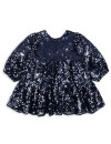 Lila Dress – Cekinowa Sukienka z Kokardą | Ecobobo