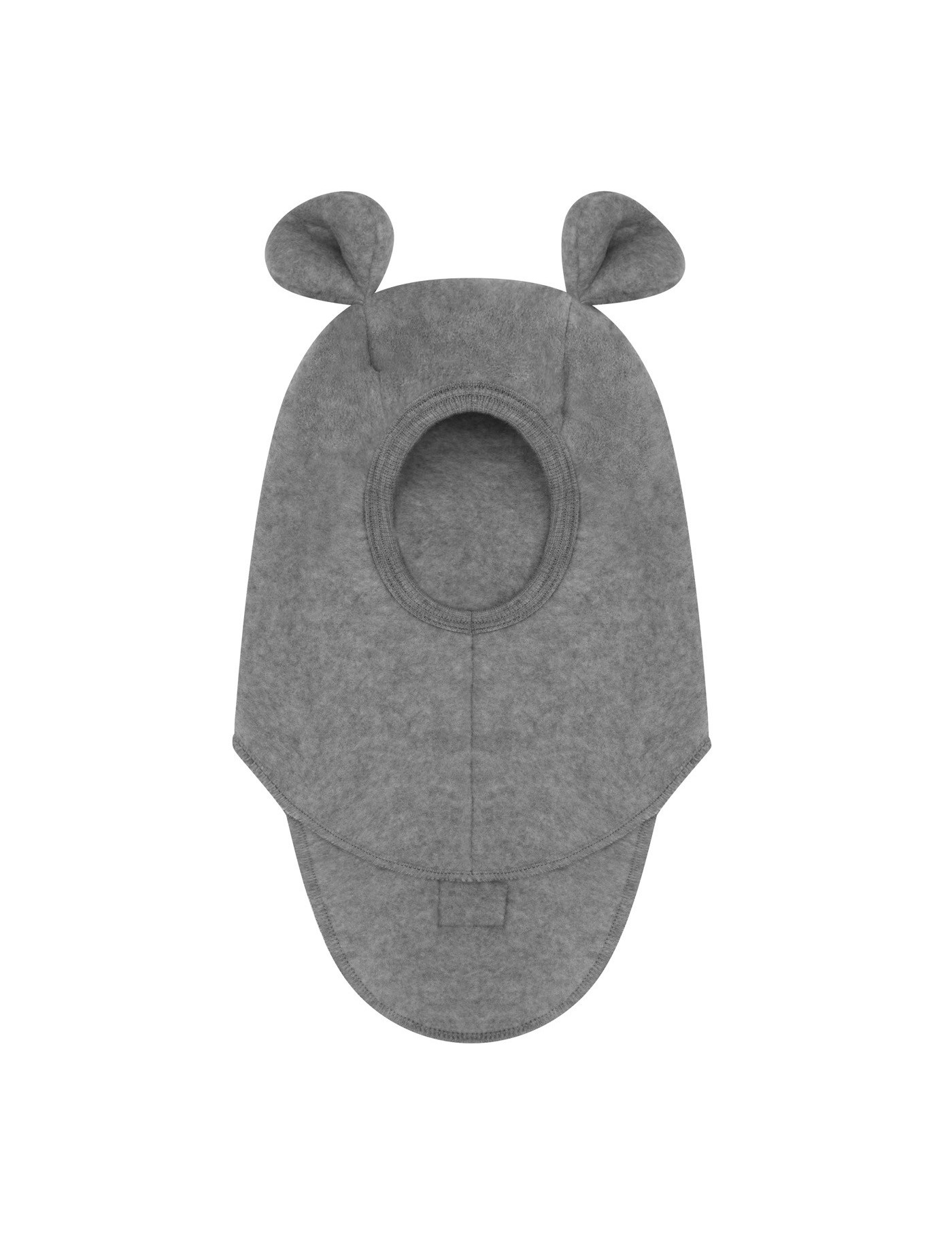 Kominiarka z uszami merino Teddy Grey Melange Huttelihut