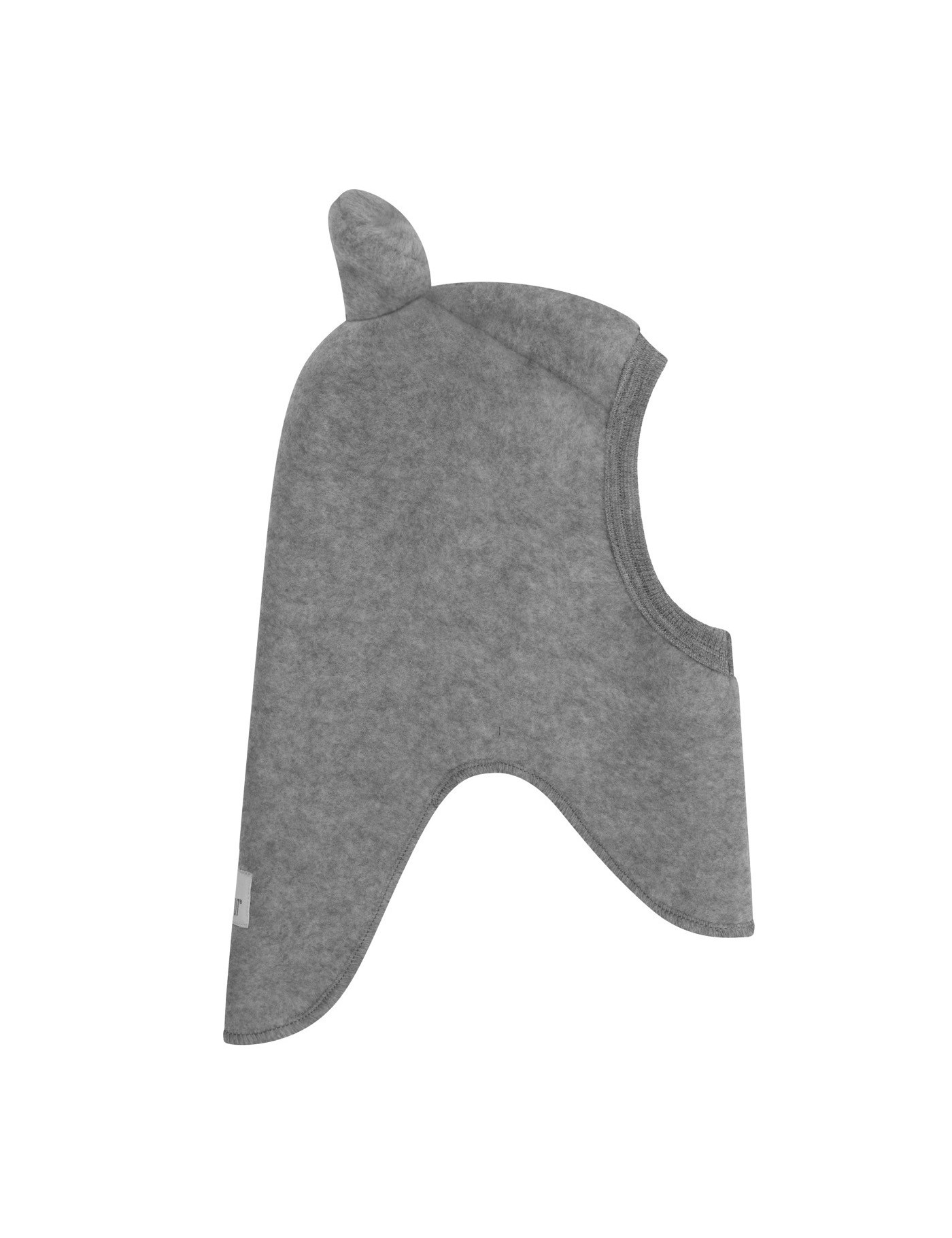 Kominiarka z uszami merino Teddy Grey Melange Huttelihut