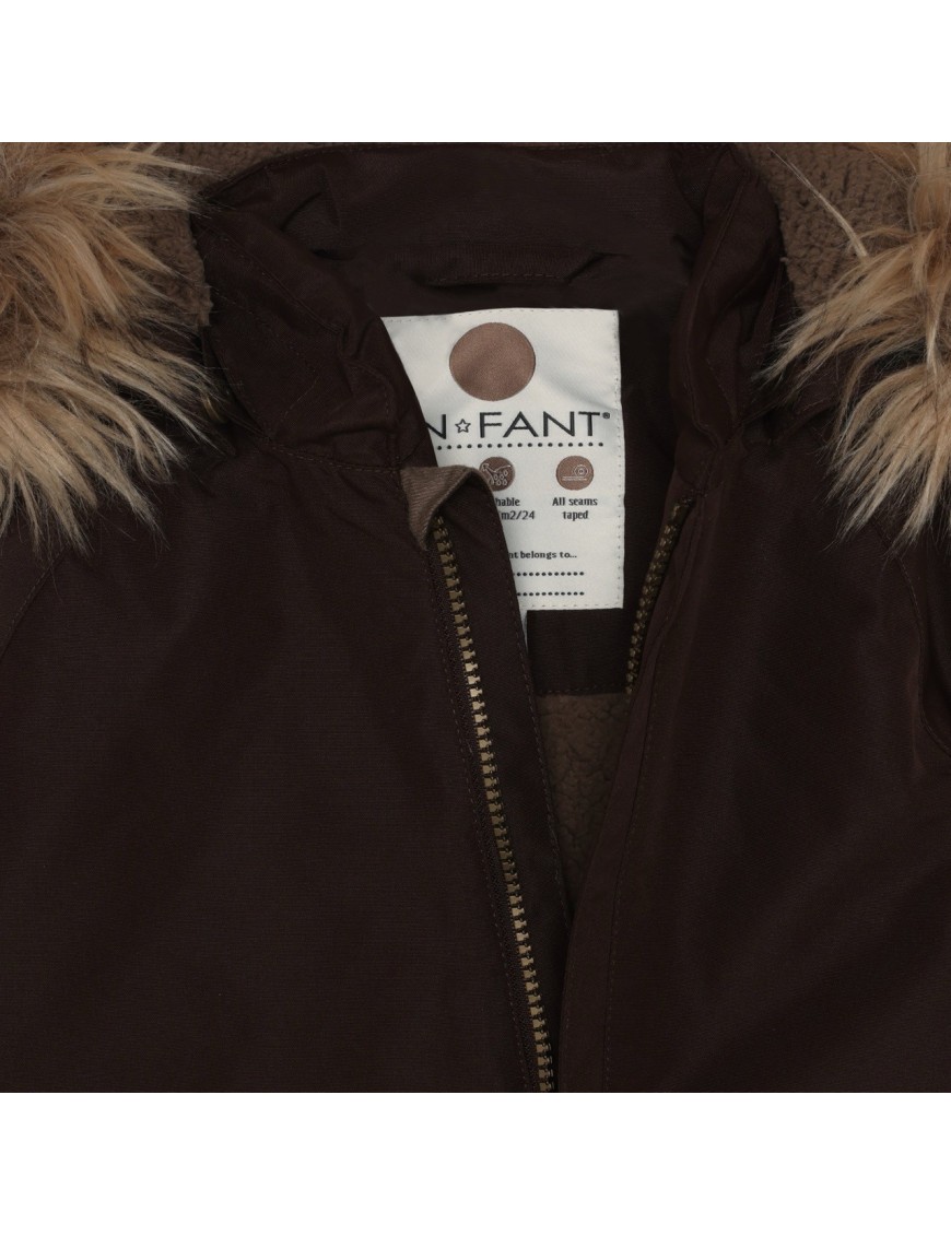 EN FANT Baby Snowsuit Coffee Bean – Kombinezon Zimowy – Ecobobo EN FANT Baby Snowsuit Coffee Bean – Kombinezon Zimowy – Ecobobo