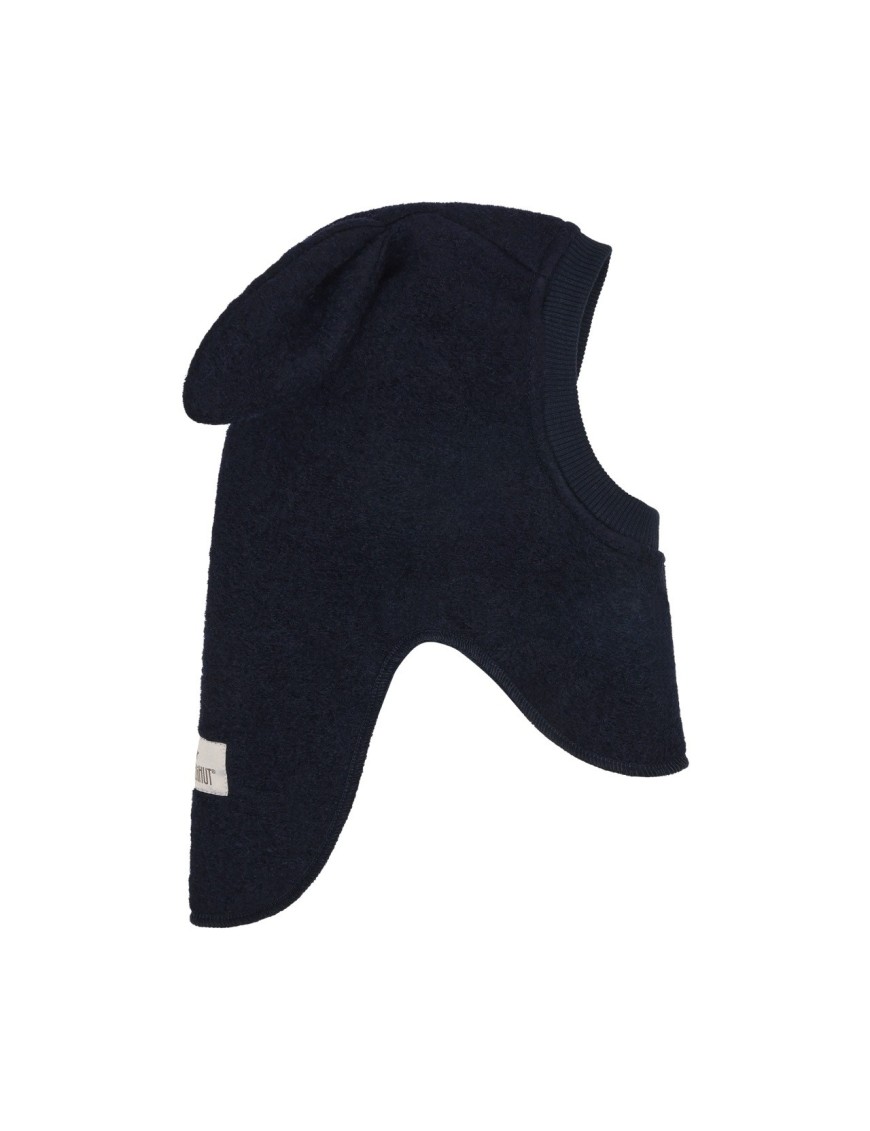 HUTTEliHUT Kominiarka Double Layer Navy – Wełniana – Ecobobo