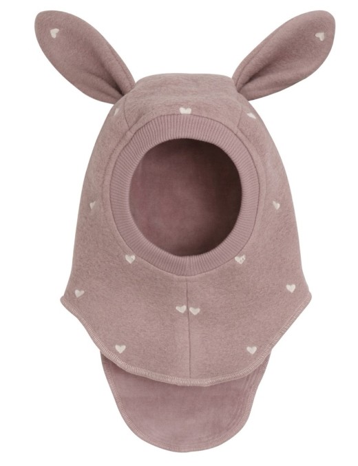 HUTTEliHUT Balaclava Ears Deauville Mauve – Kominiarka z Uszami – Ecobobo