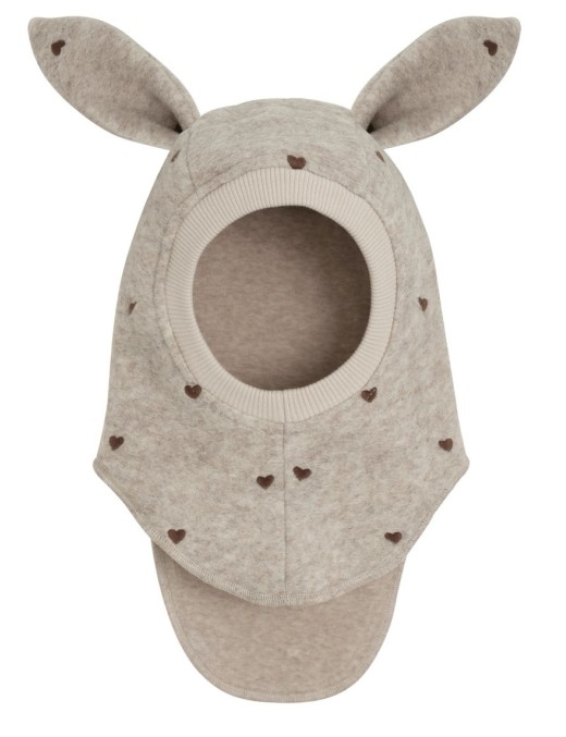 HUTTEliHUT Balaclava Double Layer Sand Melange – Kominiarka – Ecobobo