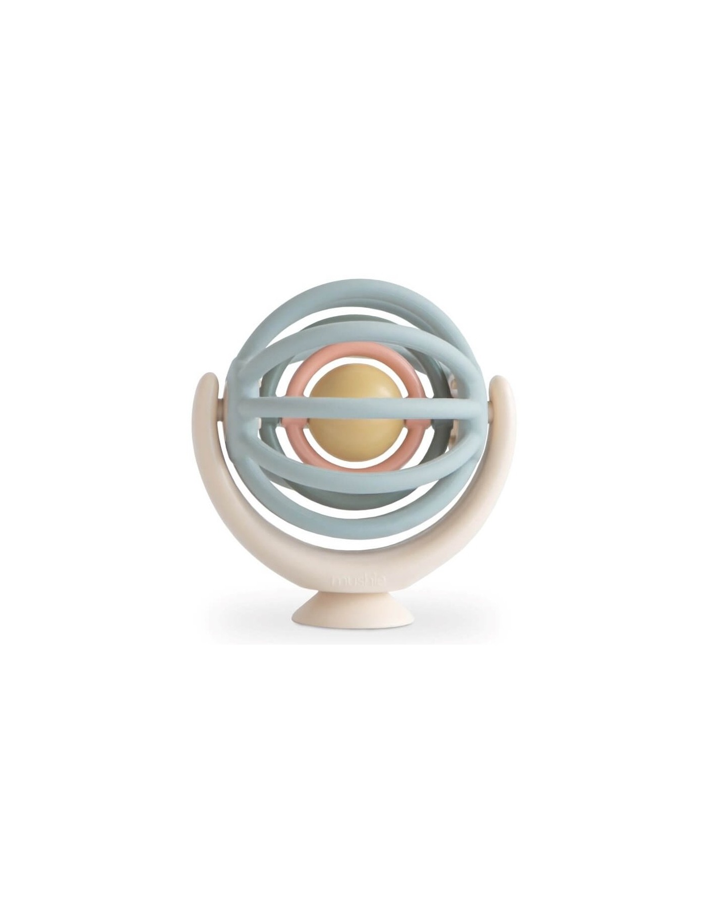 Mushie Spinner 3D Ball z Przyssawką – Zabawka Sensoryczna – Ecobobo