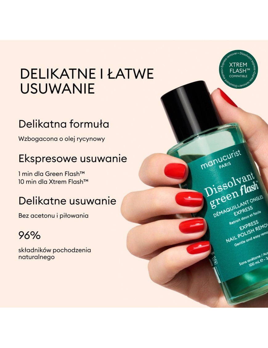 Manucurist Delikatny zmywacz Green Flash™ 100 ml – Ecobobo Manucurist Delikatny zmywacz Green Flash™ 100 ml – Ecobobo