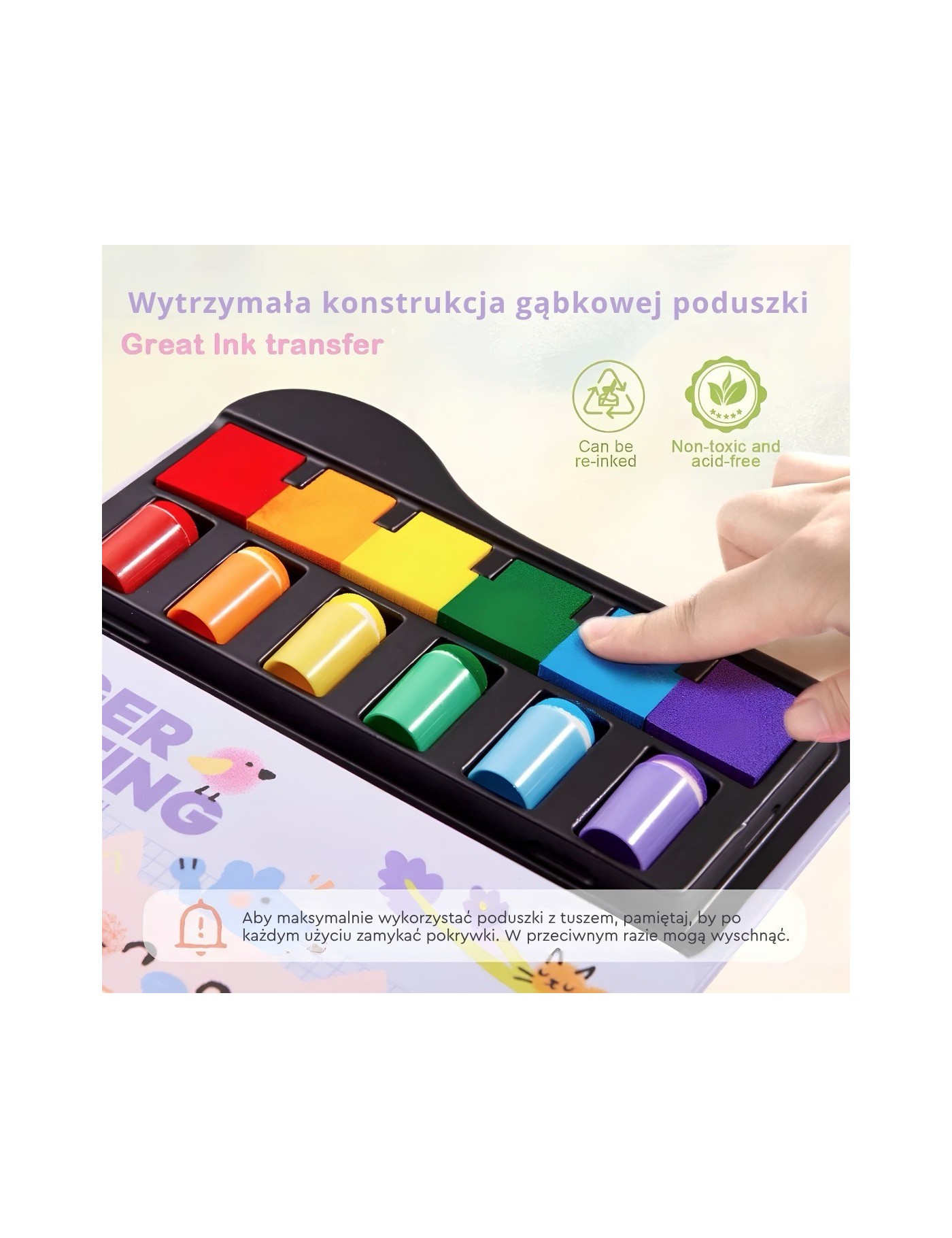 Jarmelo Finger Painting – malowanie palcami 6 kolorów 3+ – Ecobobo Jarmelo Finger Painting – malowanie palcami 6 kolorów 3+ – Ecobobo