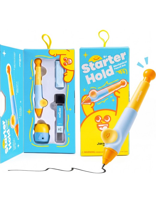 Jarmelo Ołówek Automatyczny WOW Grip 2mm Niebieski 3+ – Ecobobo