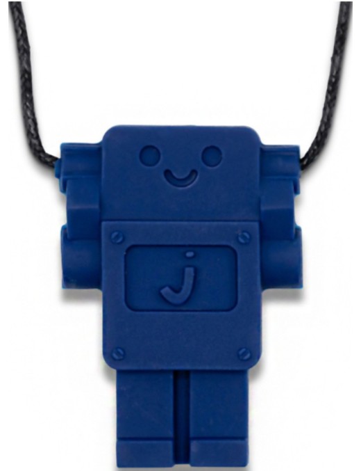 Jellystone Robot School Blue – gryzak sensoryczny Medium 3+ – Ecobobo