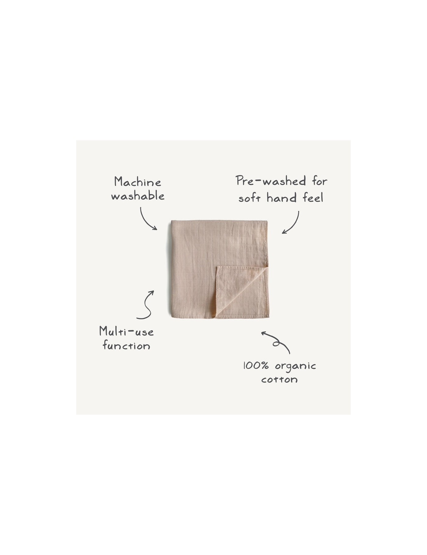 Mushie Otulacz Muślinowy Sparrow 120×120 cm – Ecobobo Mushie Otulacz Muślinowy Sparrow 120×120 cm – Ecobobo