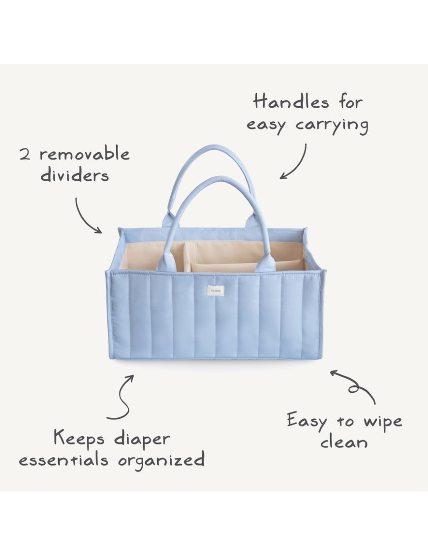 Mushie Organizer na Pieluszki Bloom – Diaper Caddy – Ecobobo