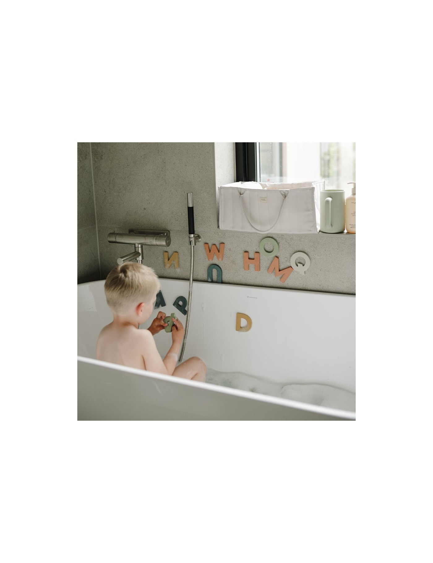 Mushie Organizer na Pieluszki Ivory – Diaper Caddy – Ecobobo