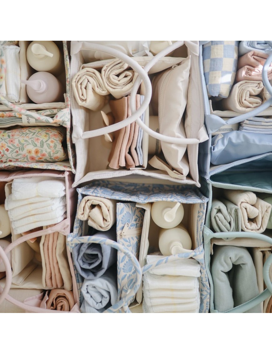 Mushie Organizer na Pieluszki Ivory – Diaper Caddy – Ecobobo