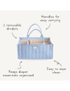 Mushie Organizer na Pieluszki Ivory – Diaper Caddy – Ecobobo