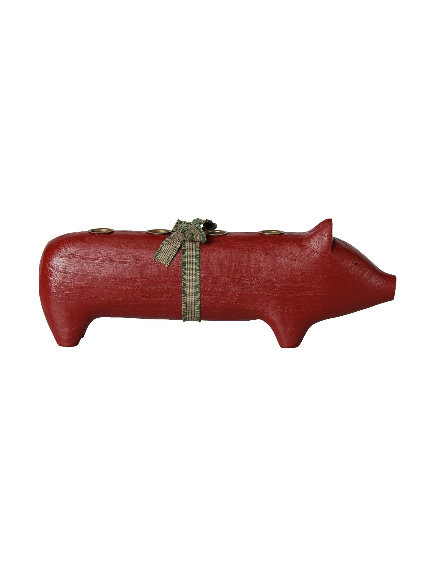 Maileg Świecznik Adwentowy Świnka Large Red – Ecobobo Maileg Świecznik Adwentowy Świnka Large Red – Ecobobo