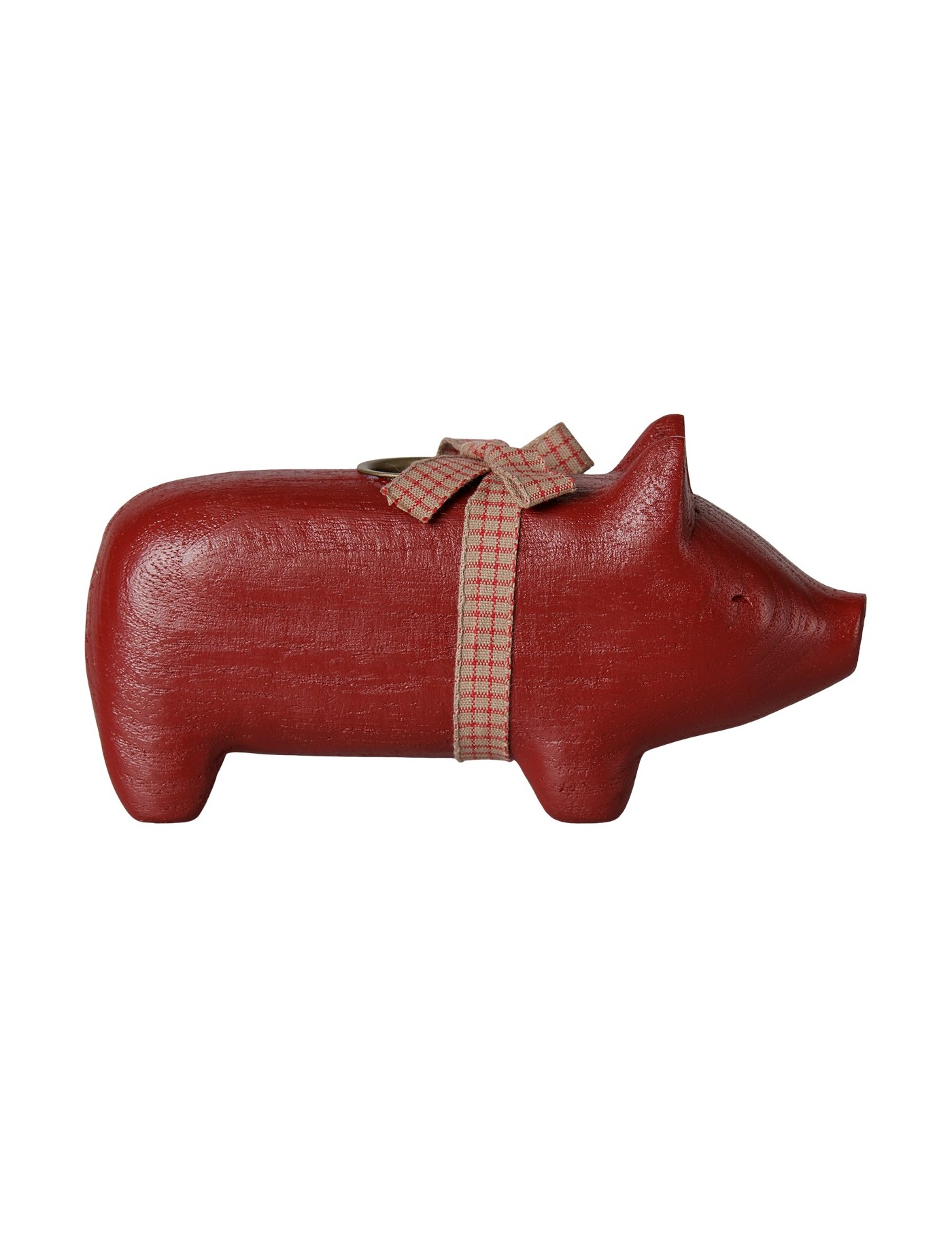 Maileg Świecznik Świnka Small Red – Ecobobo