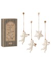 Maileg Holy Night – Zestaw Metalowych Ozdób Off White – Ecobobo