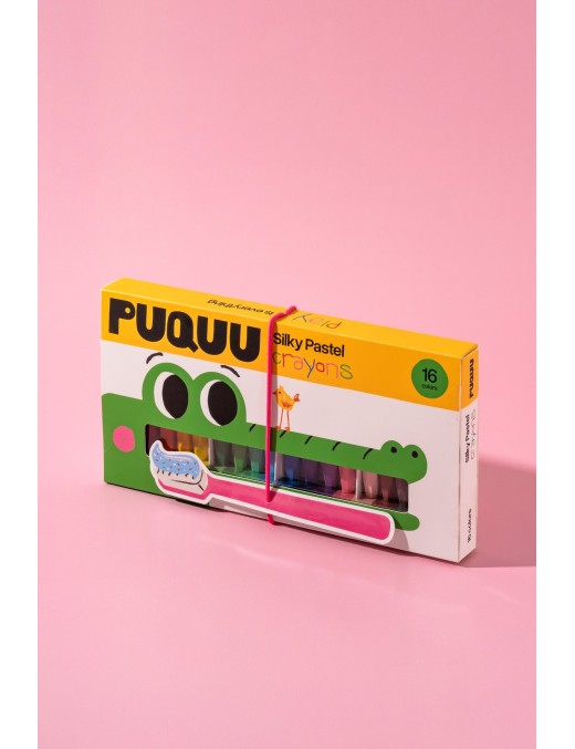 Silky Pastel Crayons – Kredki Pastelowe 16 szt. | Ecobobo