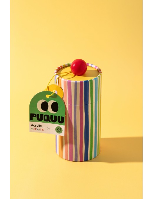 Markery Akrylowe 24 Kolory w Tubie | Ecobobo