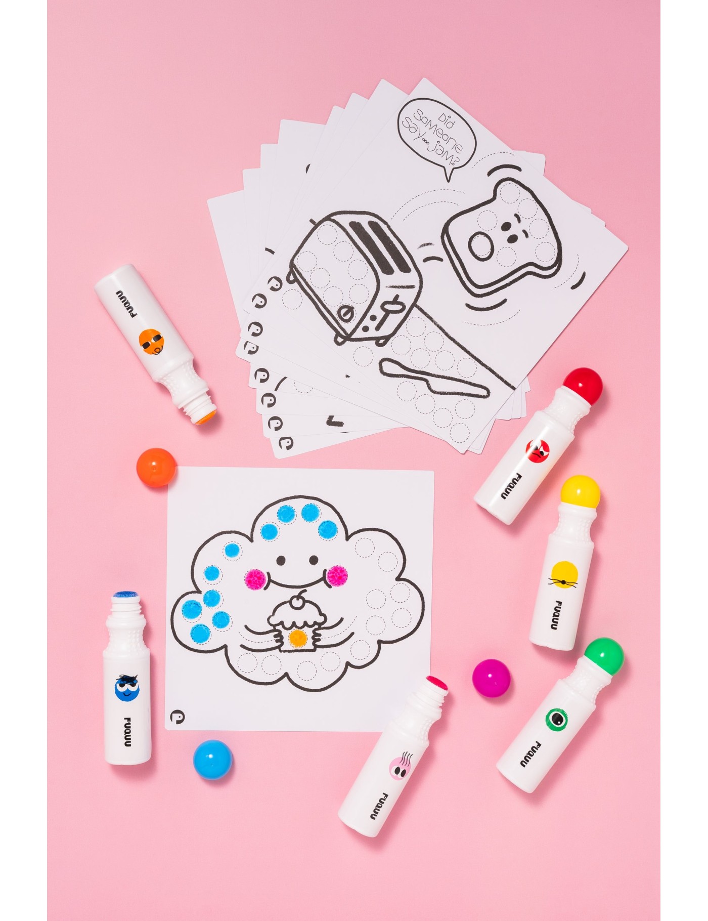 Dot Markers – Markery Kropkowe z Kolorowankami | Ecobobo