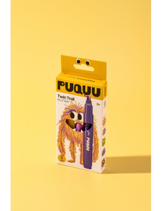 PUQUU Markery Dwukolorowe 5 Kolorów 3+ – Ecobobo