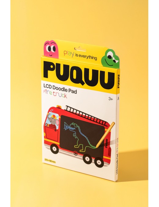 PUQUU Tablet LCD do Rysowania Wóz Strażacki 3+ – Ecobobo