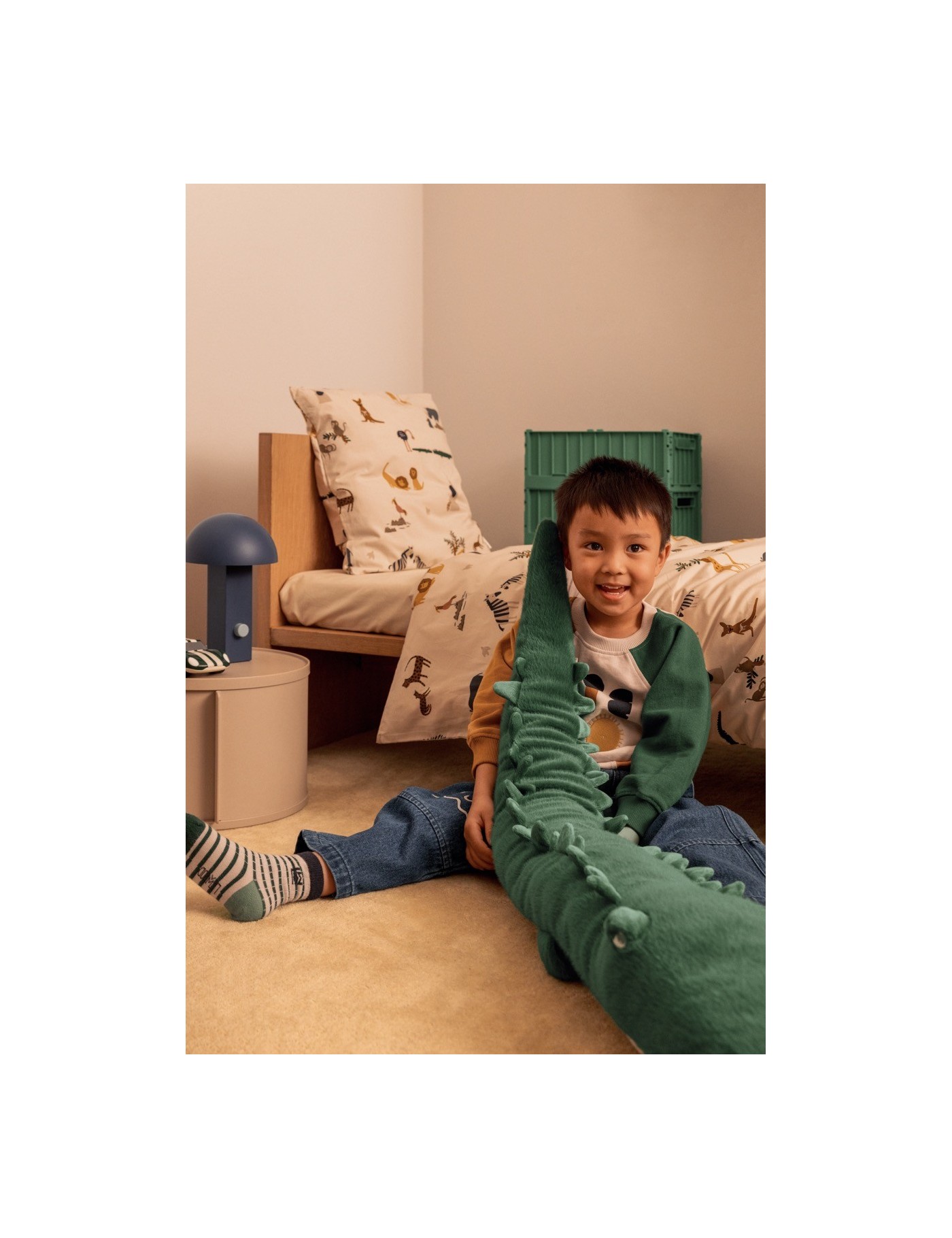 BRAYDEN Crocodile Teddy Pluszowy Krokodyl 125 cm | Ecobobo BRAYDEN Crocodile Teddy Pluszowy Krokodyl 125 cm | Ecobobo