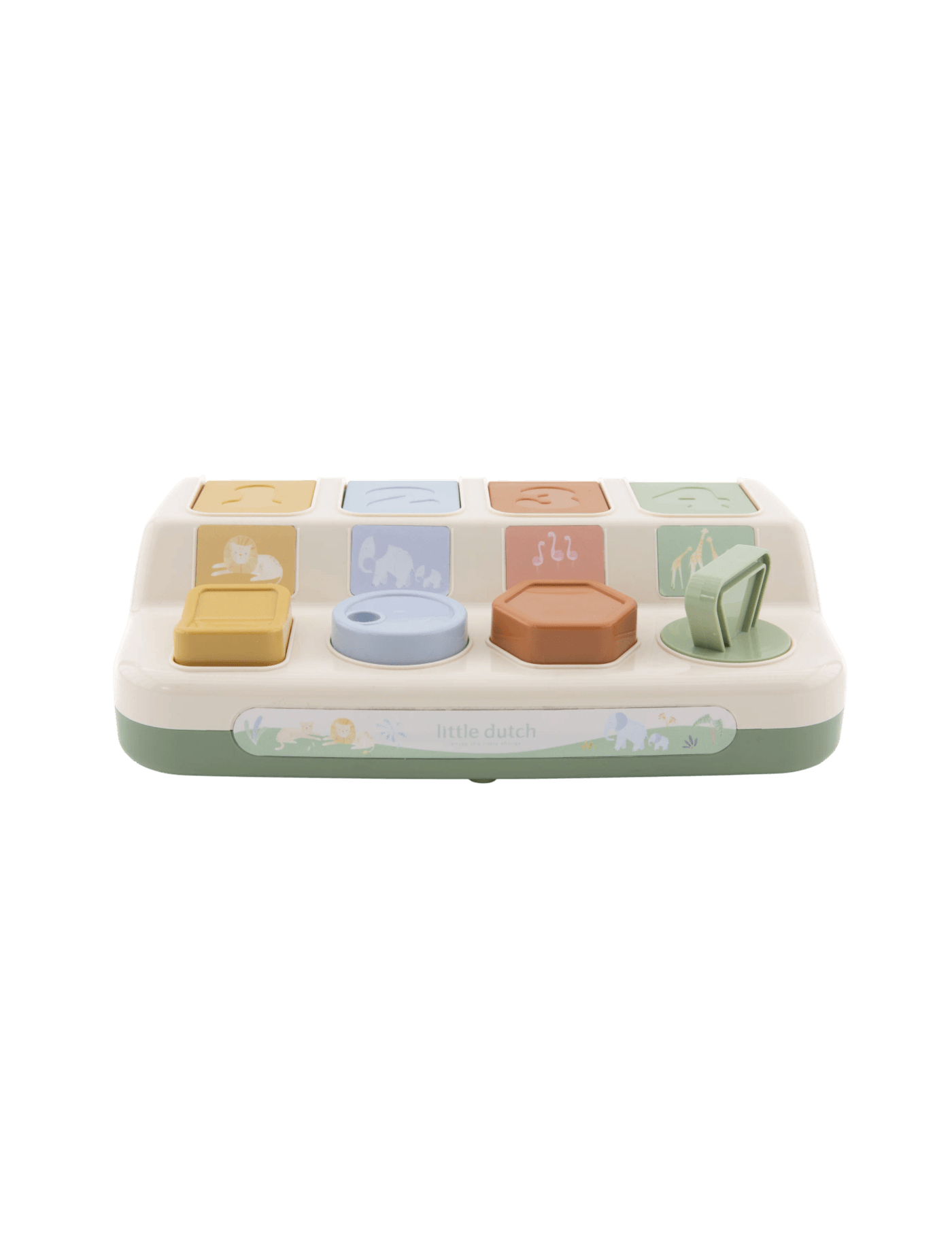 Safari Friends Zabawka Pop-Up ze Zwierzętami 8m+ | Ecobobo