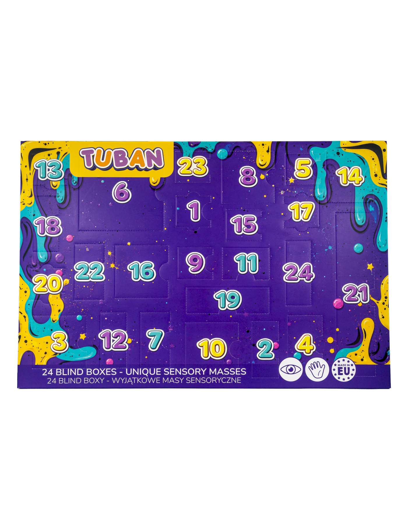 LET’S SLIME Kalendarz Adwentowy Sensoryczny | Ecobobo24 dni kreatywnej zabawy ze slime i masami sensorycznymi! Kalendarz LET’S S