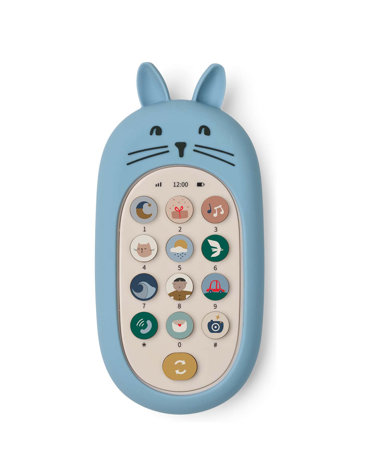FIDI Toy Phone – Interaktywny Telefon Królik | Ecobobo FIDI Toy Phone – Interaktywny Telefon Królik | Ecobobo