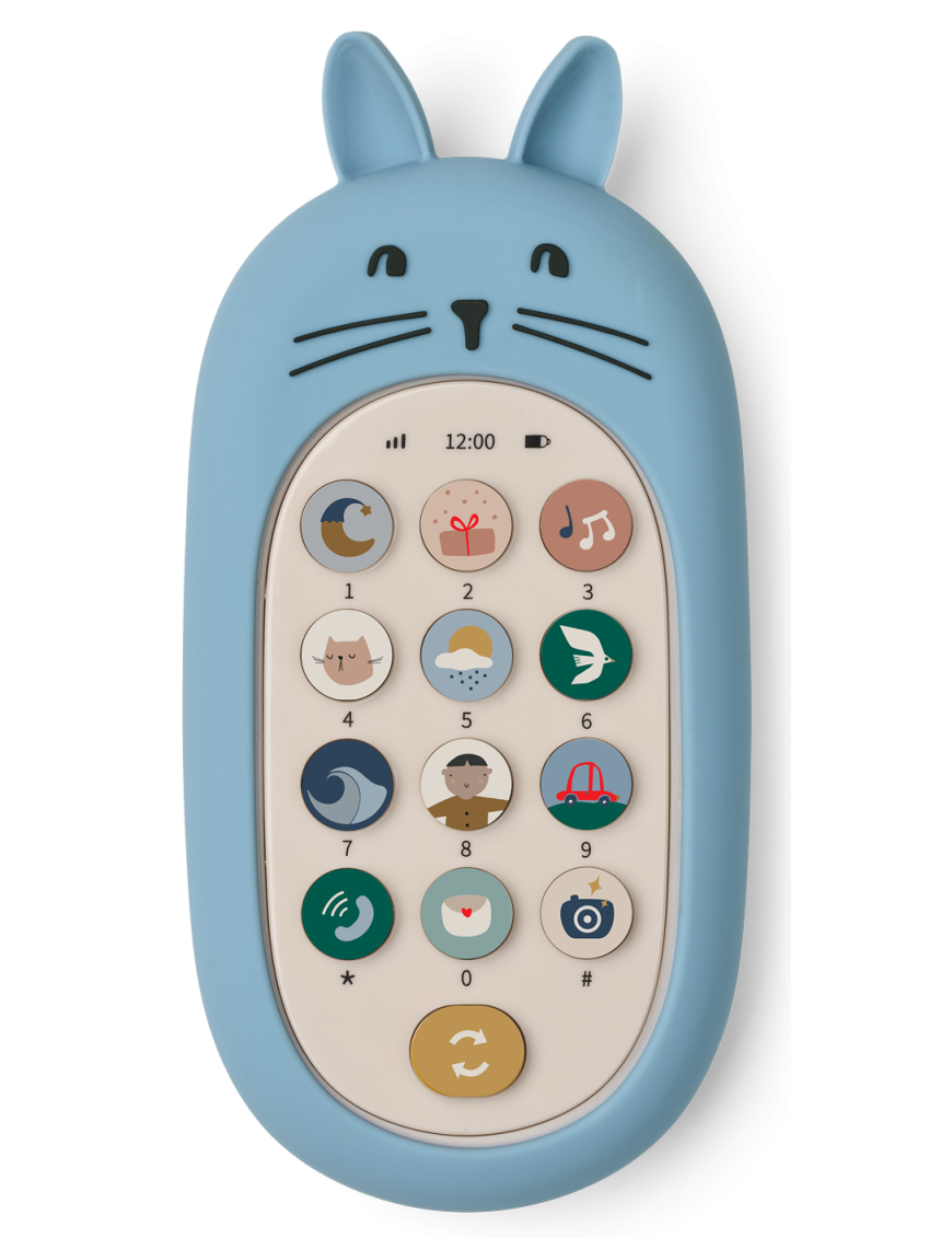FIDI Toy Phone – Interaktywny Telefon Królik | Ecobobo FIDI Toy Phone – Interaktywny Telefon Królik | Ecobobo