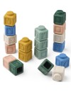 VEDA Building Blocks – Klocki Silikonowe 18 szt. | Ecobobo