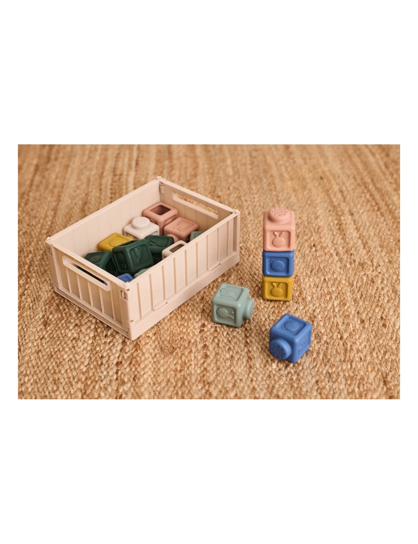 VEDA Building Blocks – Klocki Silikonowe 18 szt. | Ecobobo
