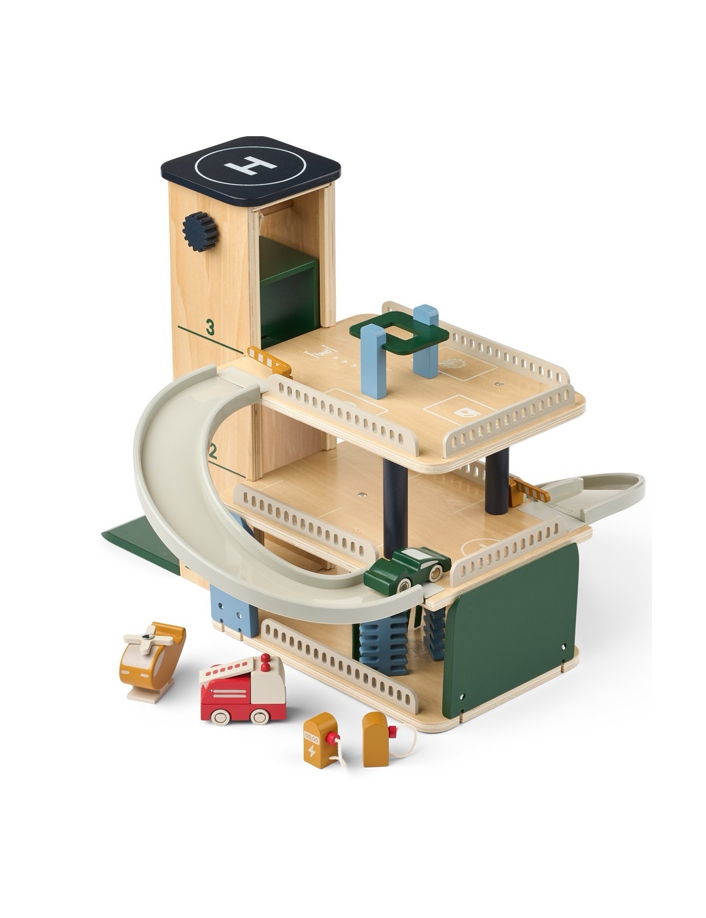 JORDY Wooden Parking Tower – Drewniany Garaż | Ecobobo