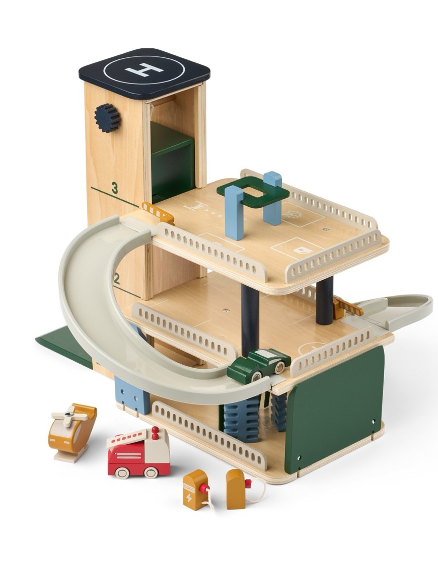 JORDY Wooden Parking Tower – Drewniany Garaż | Ecobobo