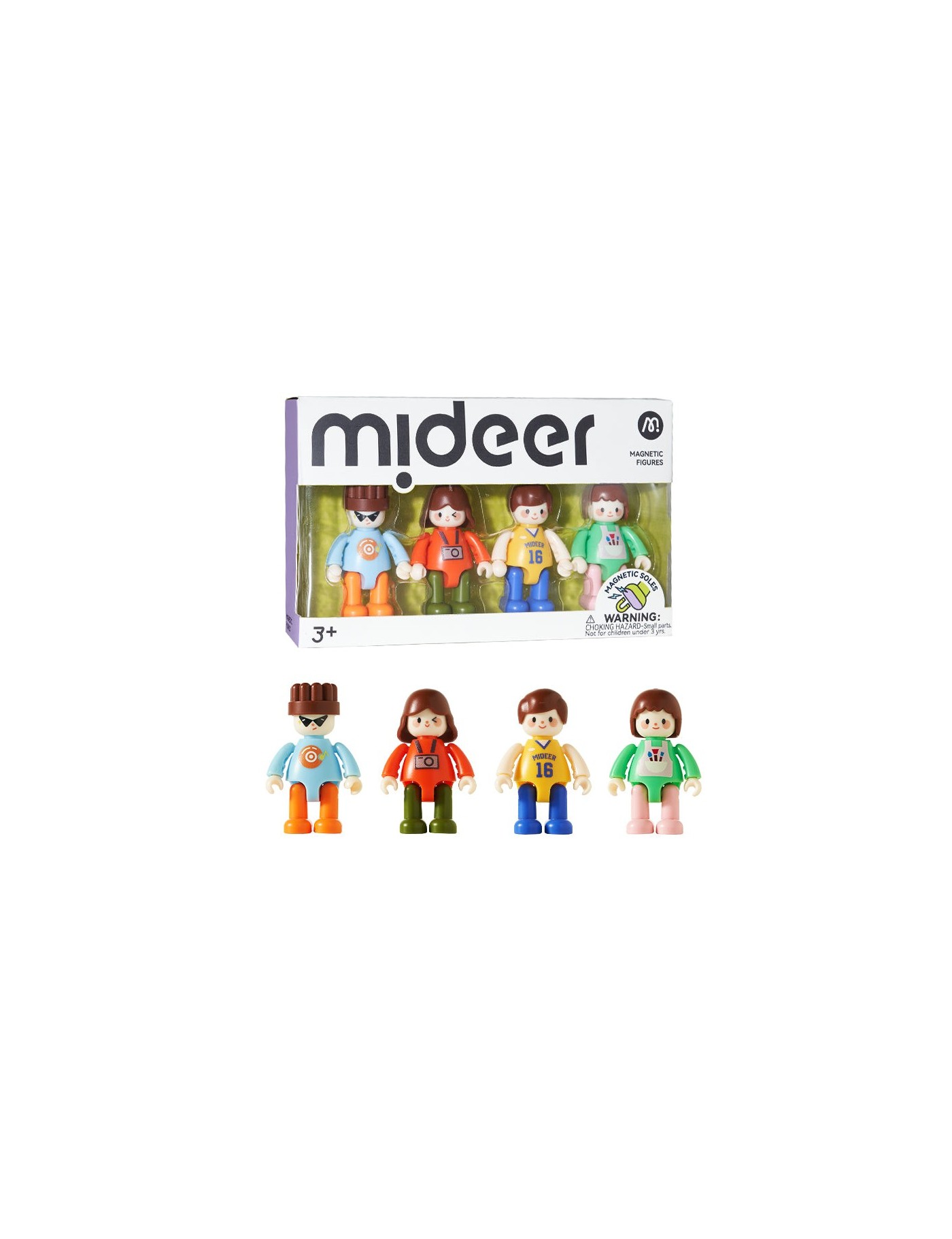 Mideer Moi Przyjaciele – 4 Figurki Magnetyczne | Ecobobo