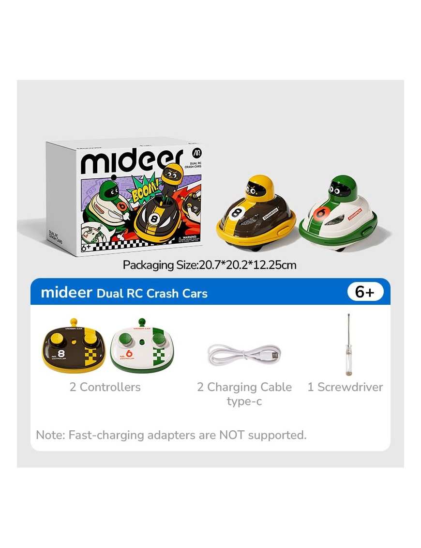 Mideer 2 zdalnie sterowane auta mideer