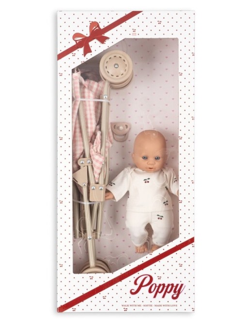 Poppy Doll Stroller Set – Lalka z Wózkiem | Ecobobo