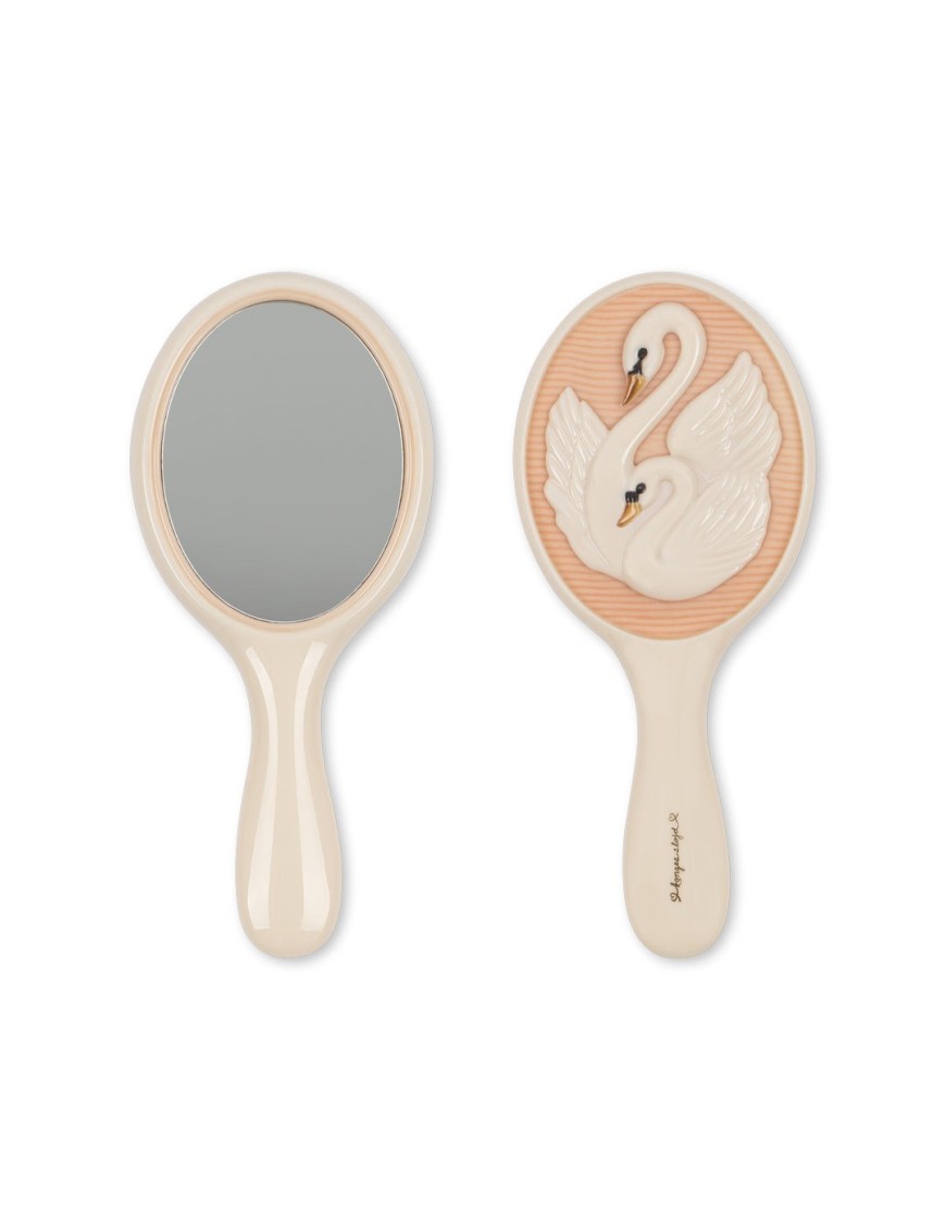 Swan Beauty Set – Szczotka i Lusterko | Ecobobo